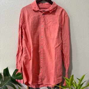 ✨4 for $15✨ Calvin Klein Jeans Coral Casual Button-Down Shirt